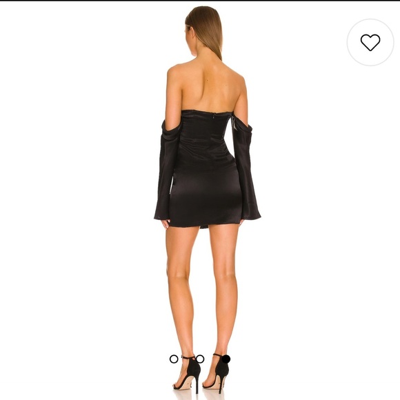 NEW Camila Coelho Charlie Mini Dress in Black size XL - Picture 3 of 8